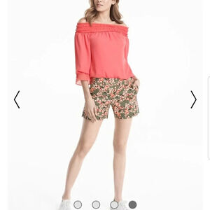 White house black market floral print coastal